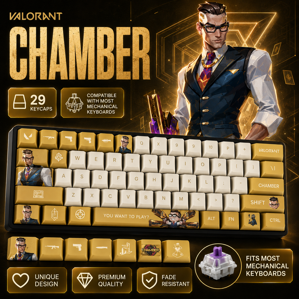 Fan Made - Chamber Keycaps – Limited Edition (29/14 Keys)