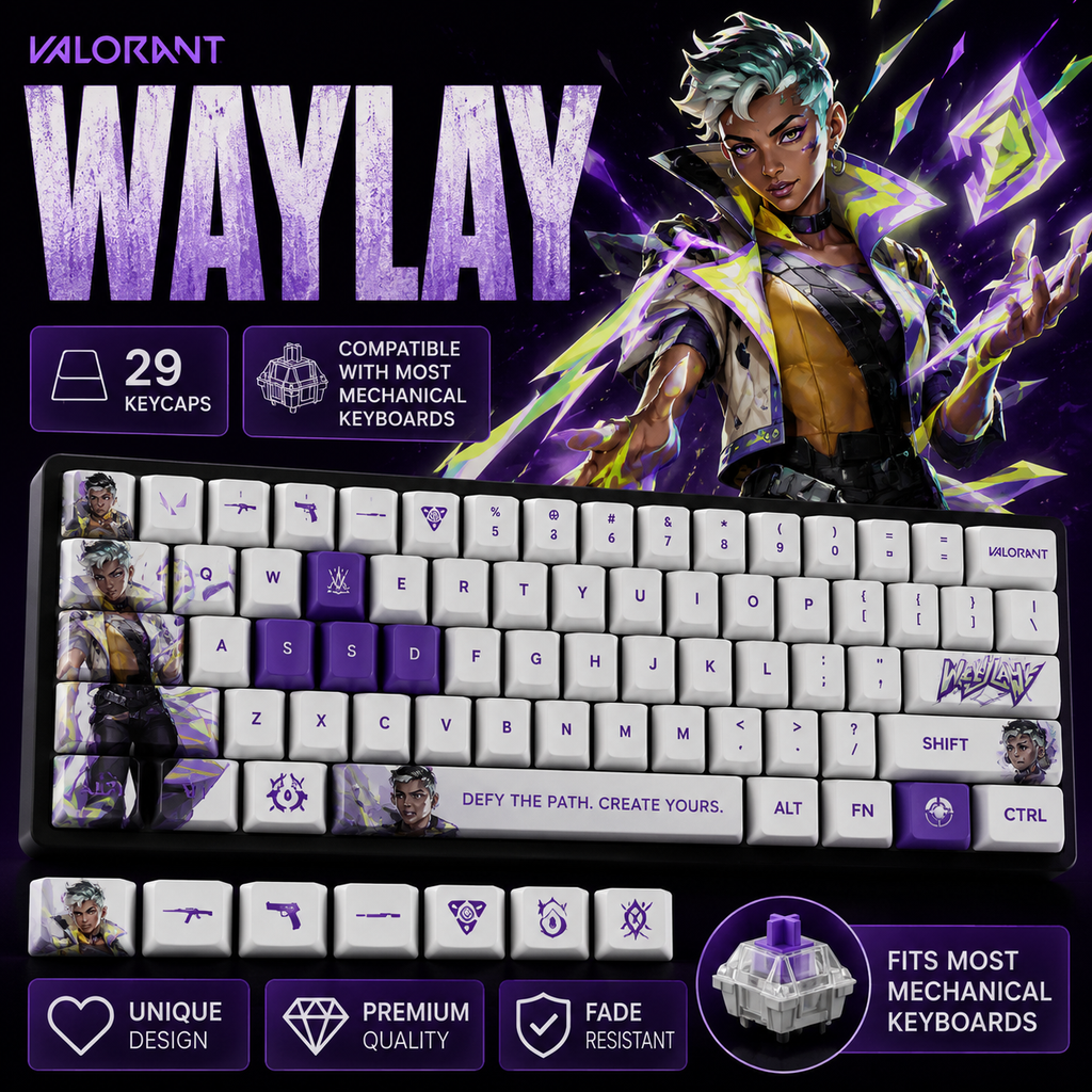 Fan Made - Waylay Keycaps – Limited Edition (29/14 Keys)