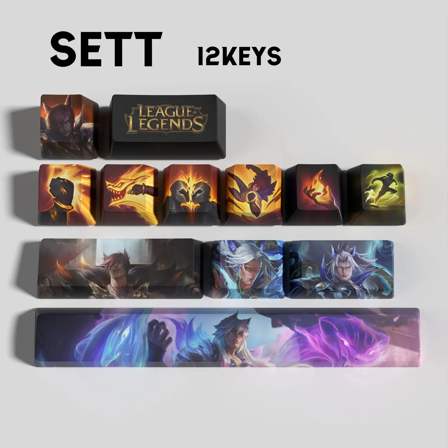 SPECIAL EDITION Fan-Made Sett KEYCAPS – 30, 14, 12 keys