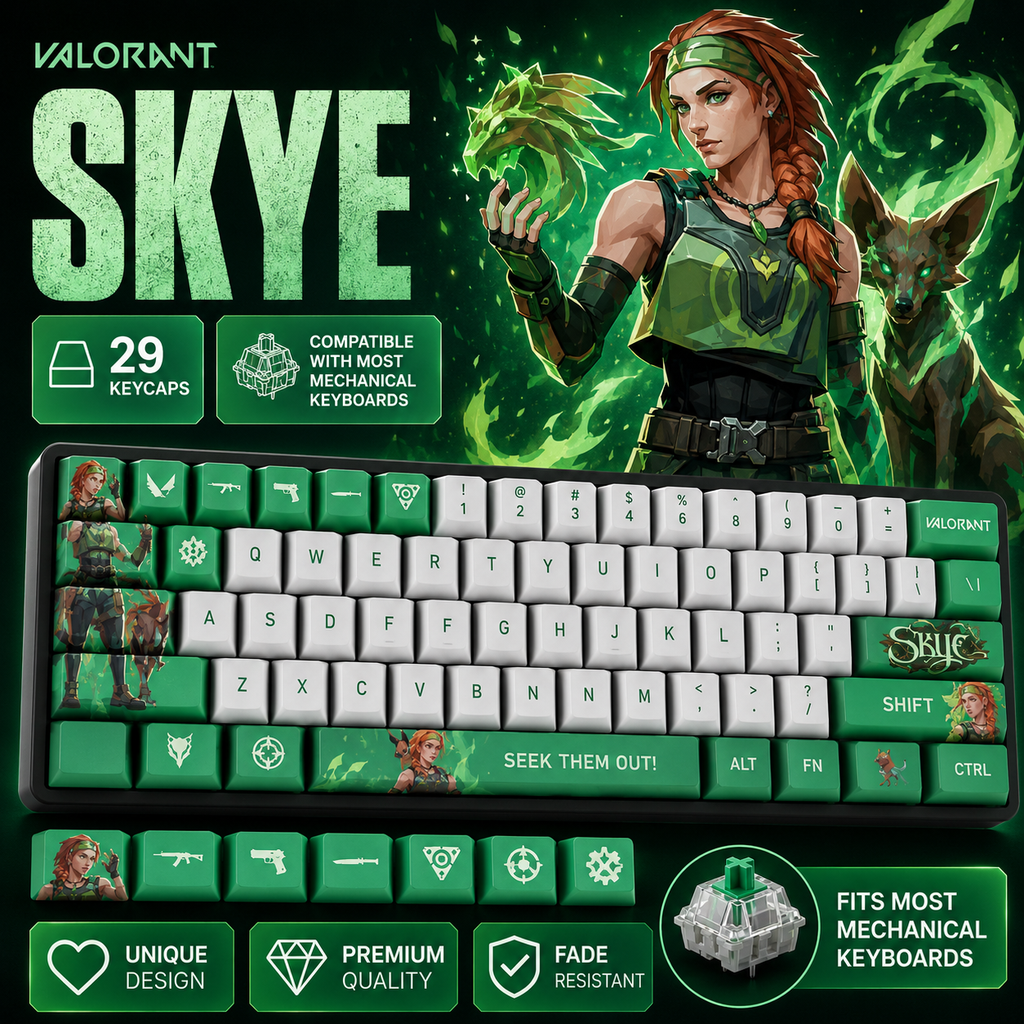 Fan Made - Skye Keycaps – Limited Edition (29/14 Keys)