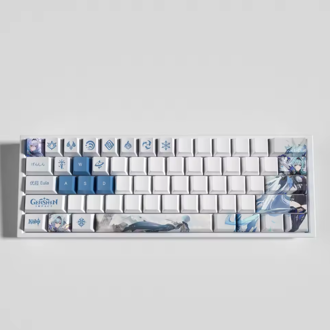 Genshin Impact Eula Keycaps – Limited Edition (29/13 Keys)