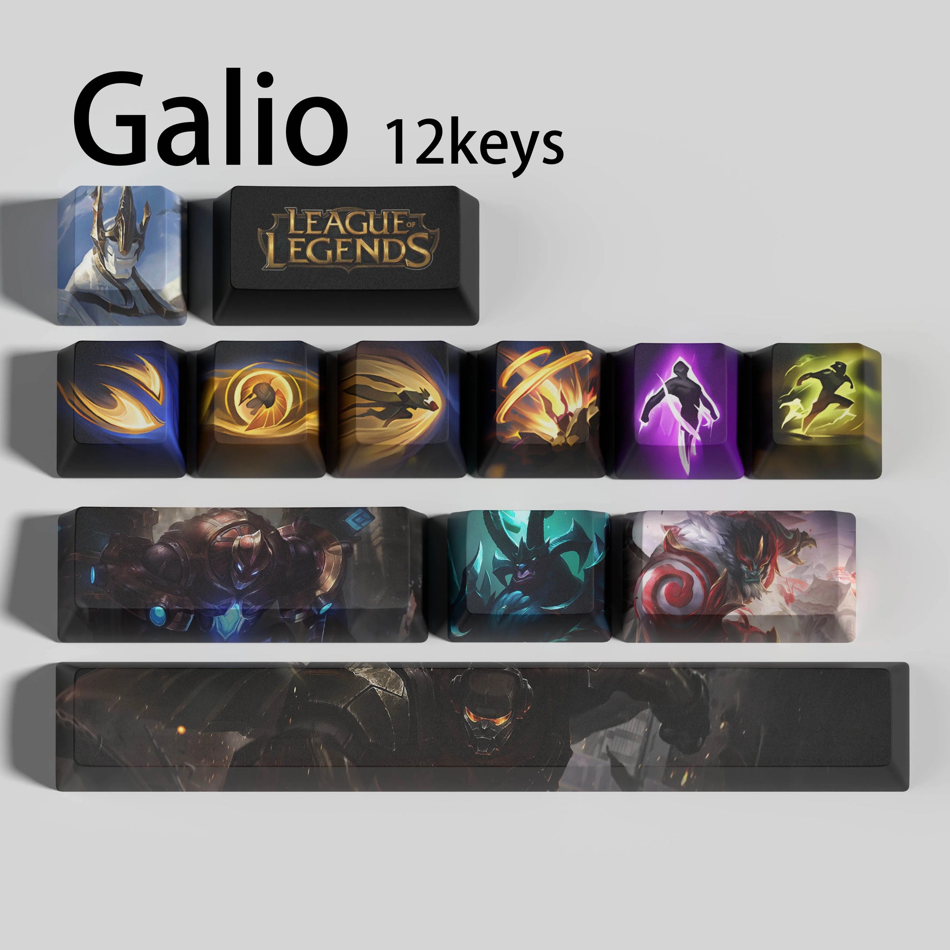 SPECIAL EDITION Fan-Made Galio KEYCAPS