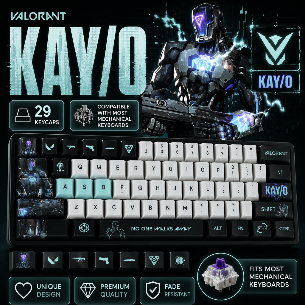 Fan Made - Kay/O Keycaps – Limited Edition (29/14 Keys)