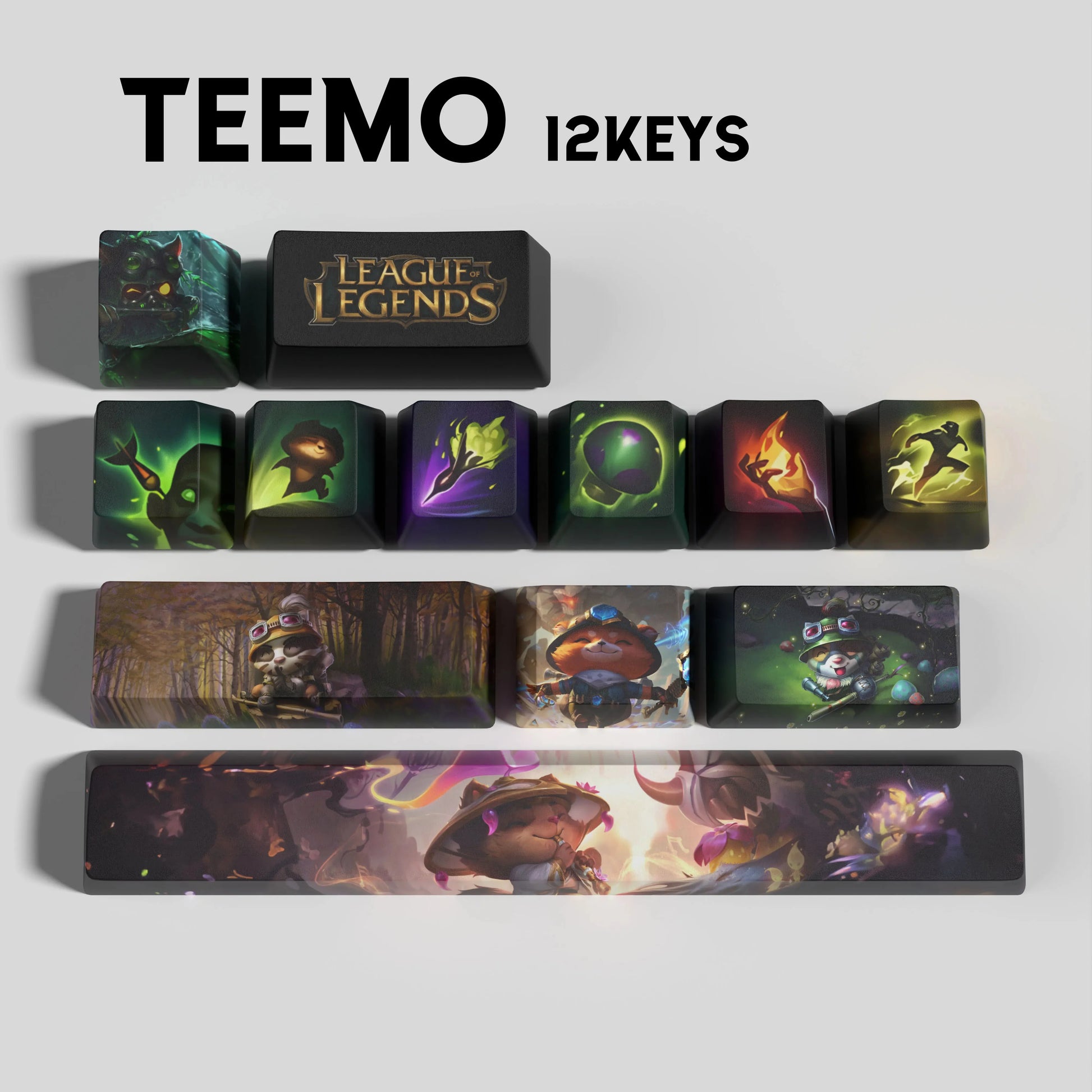SPECIAL EDITION Fan-Made Teemo KEYCAPS