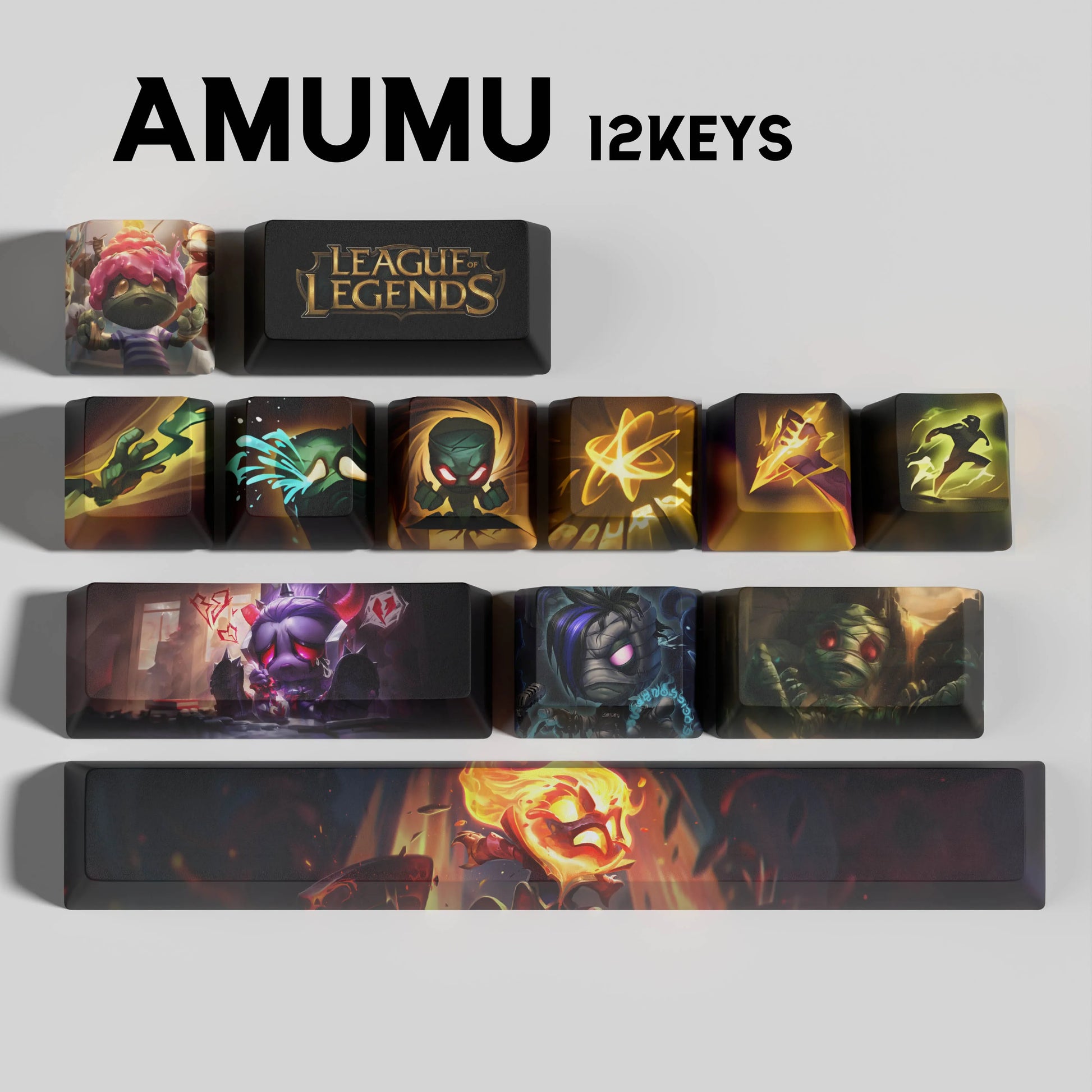 SPECIAL EDITION Fan-Made Amumu KEYCAPS