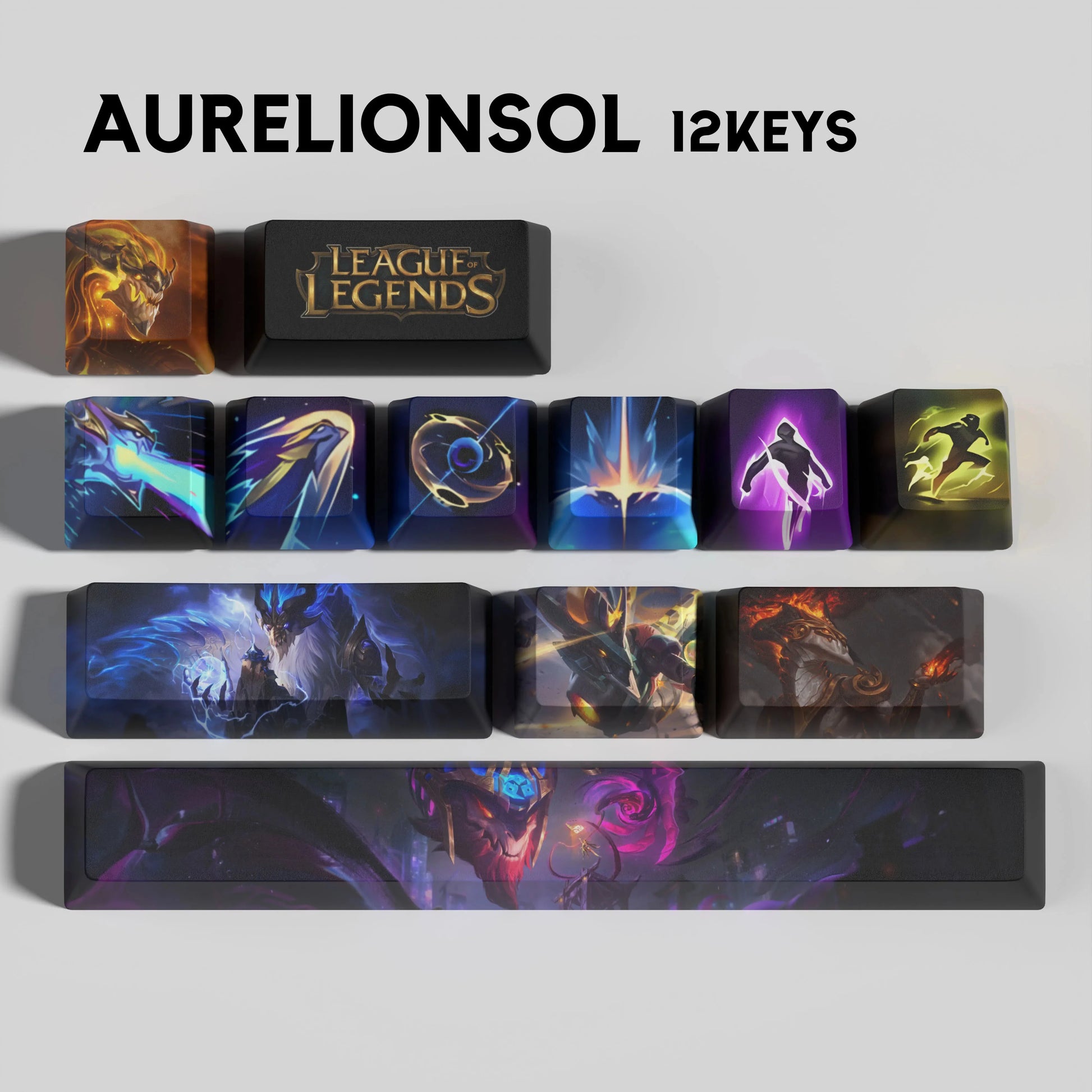 SPECIAL EDITION Fan-Made Aurelionsol KEYCAPS