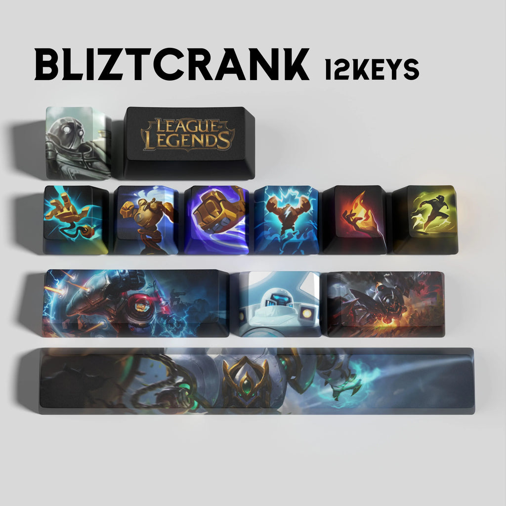SPECIAL EDITION Fan-Made Blitzcrank KEYCAPS