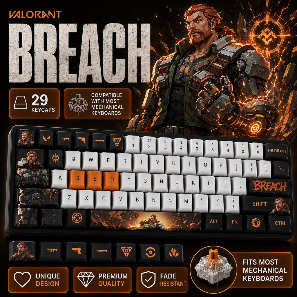 Fan Made - Breach Keycaps – Limited Edition (29/14 Keys)