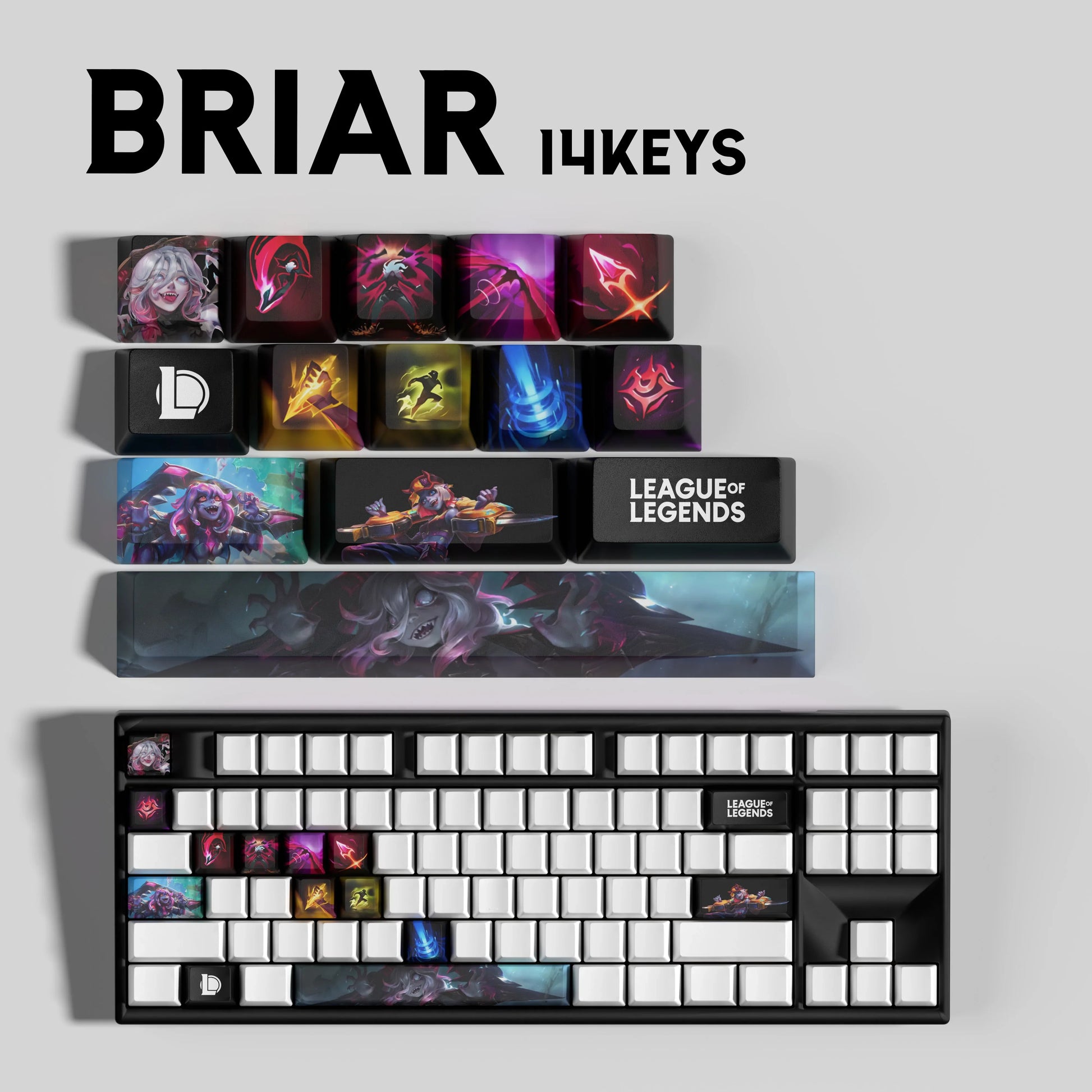 SPECIAL EDITION Fan-Made Briar KEYCAPS – 30, 14, 12 keys