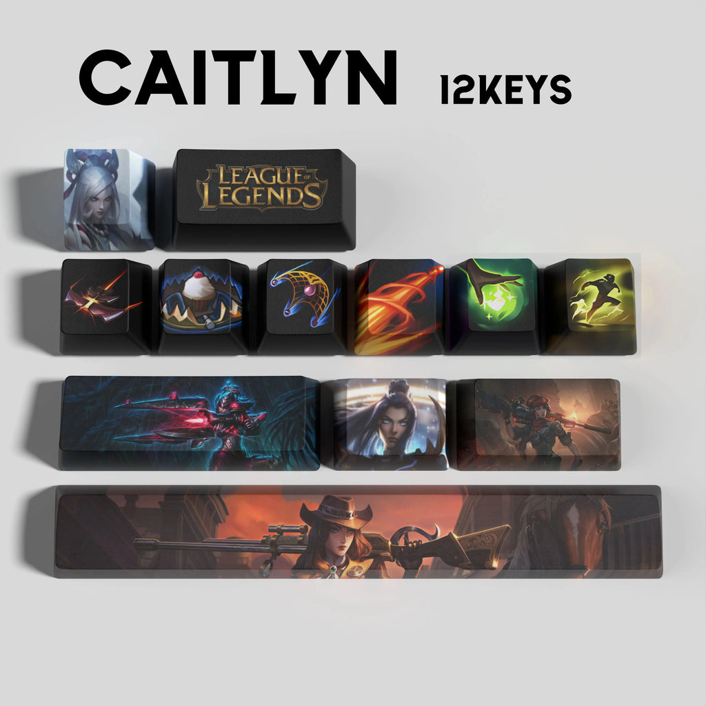SPECIAL EDITION Fan-Made Caitlyn KEYCAPS