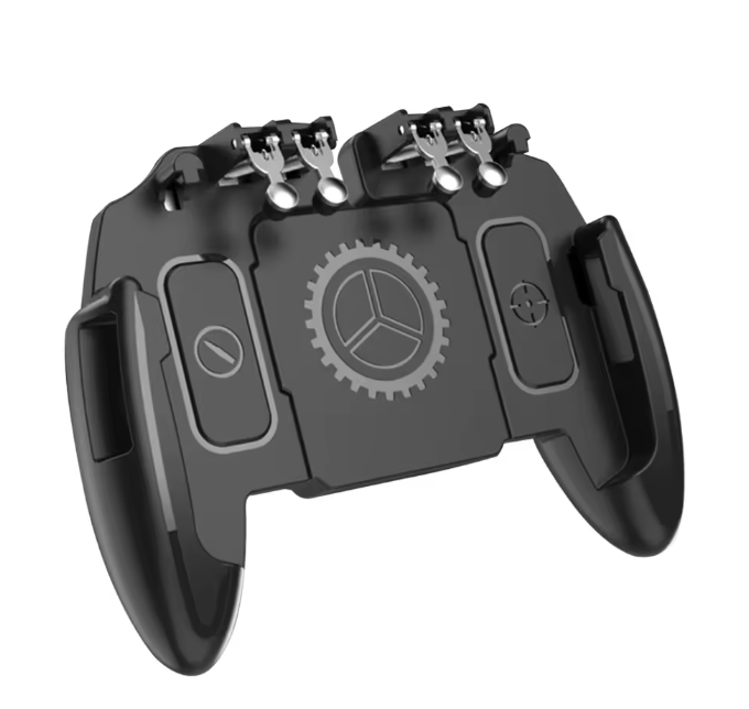 Mobile Gaming Controller with Cooling Fan – Pro 6-Finger Setup