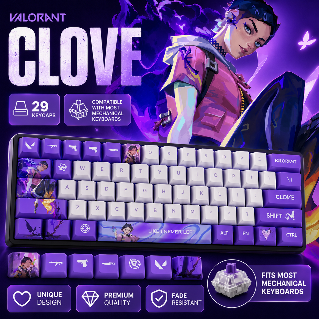 Fan Made - Clove Keycaps – Limited Edition (29/14 Keys)