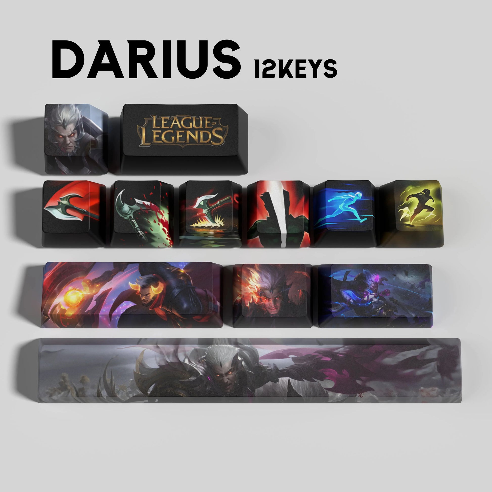 SPECIAL EDITION Fan-Made Darius KEYCAPS – 30, 14, 12 keys