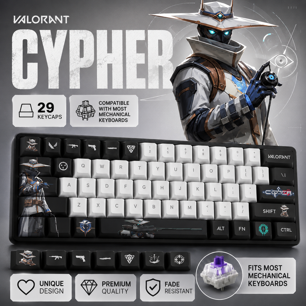 Fan Made - Cypher Keycaps – Limited Edition (29/14 Keys)
