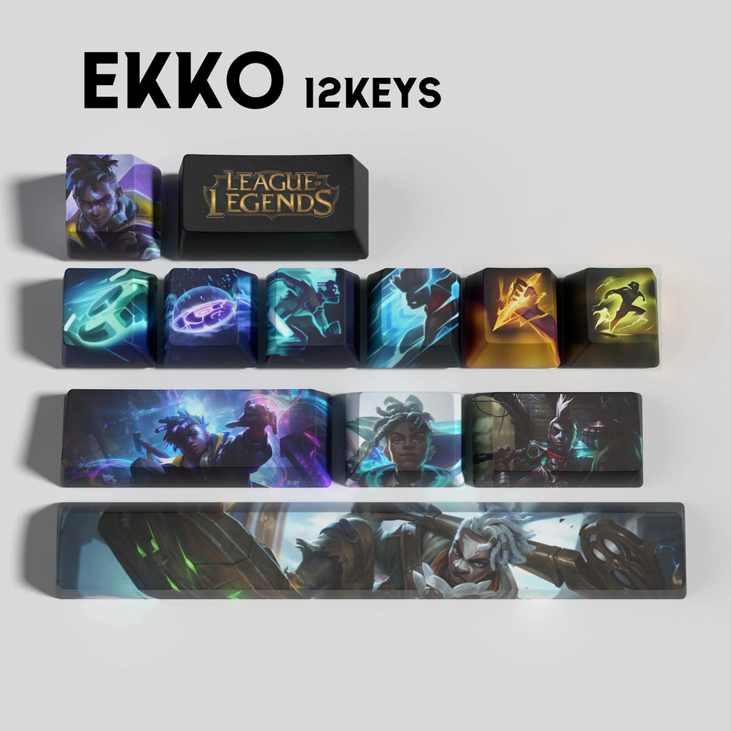 SPECIAL EDITION Fan-Made Ekko KEYCAPS
