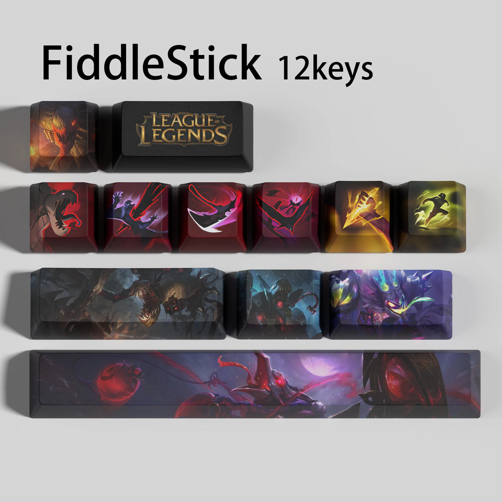 SPECIAL EDITION Fan-Made Fiddlesticks KEYCAPS