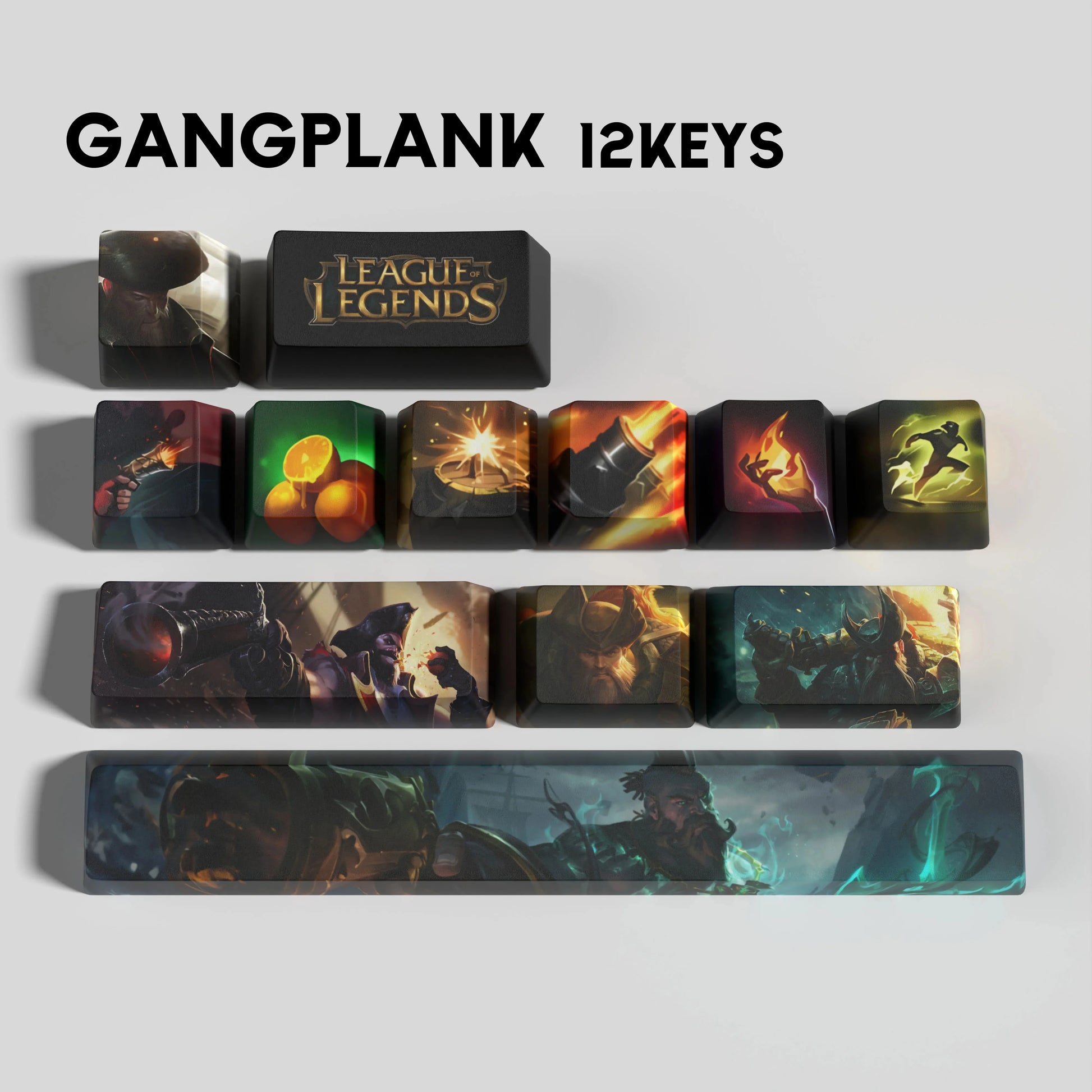 SPECIAL EDITION Fan-Made Gangplank KEYCAPS