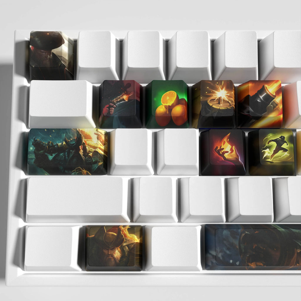 SPECIAL EDITION Fan-Made Gangplank KEYCAPS