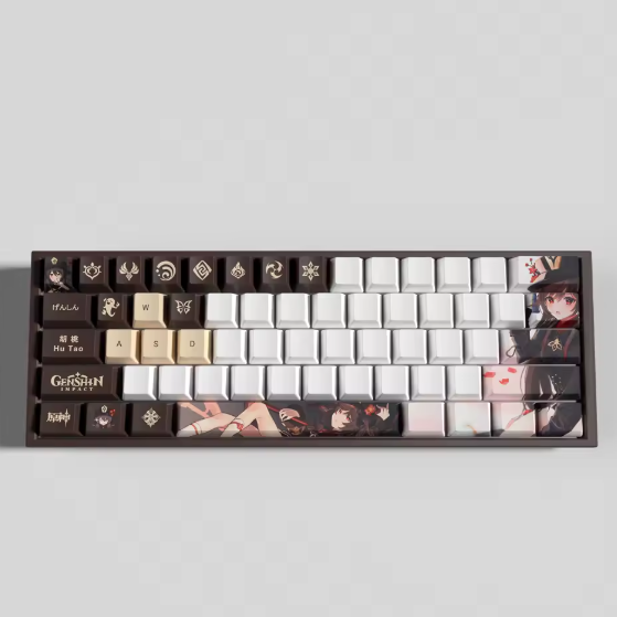 Genshin Impact Hutao Keycaps – Limited Edition (29/13 Keys)