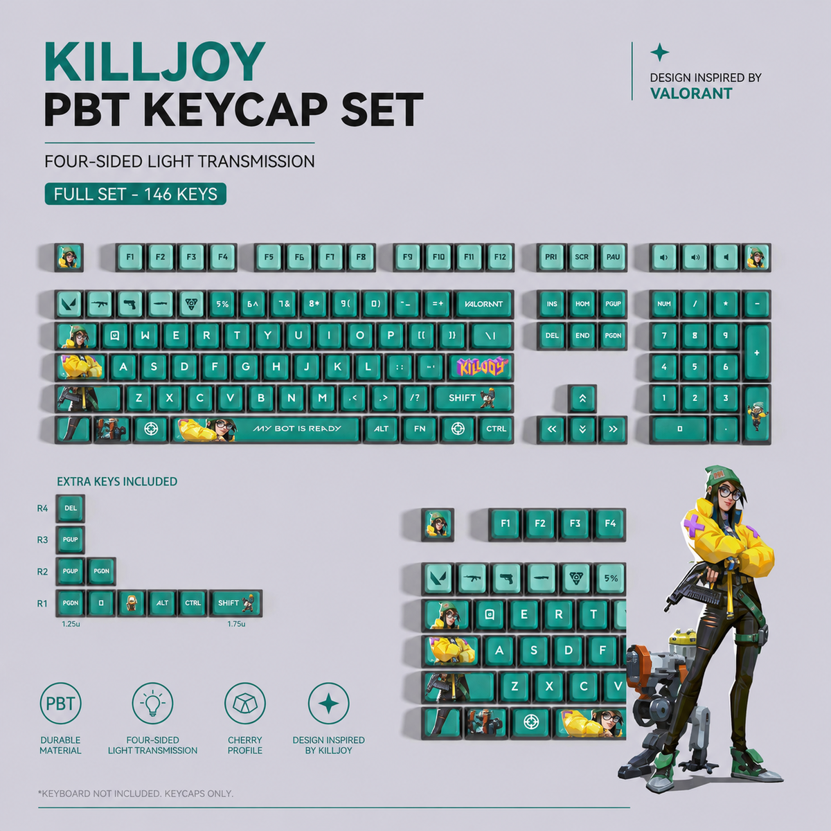 Fan Made - Killjoy Keycaps – Limited Edition