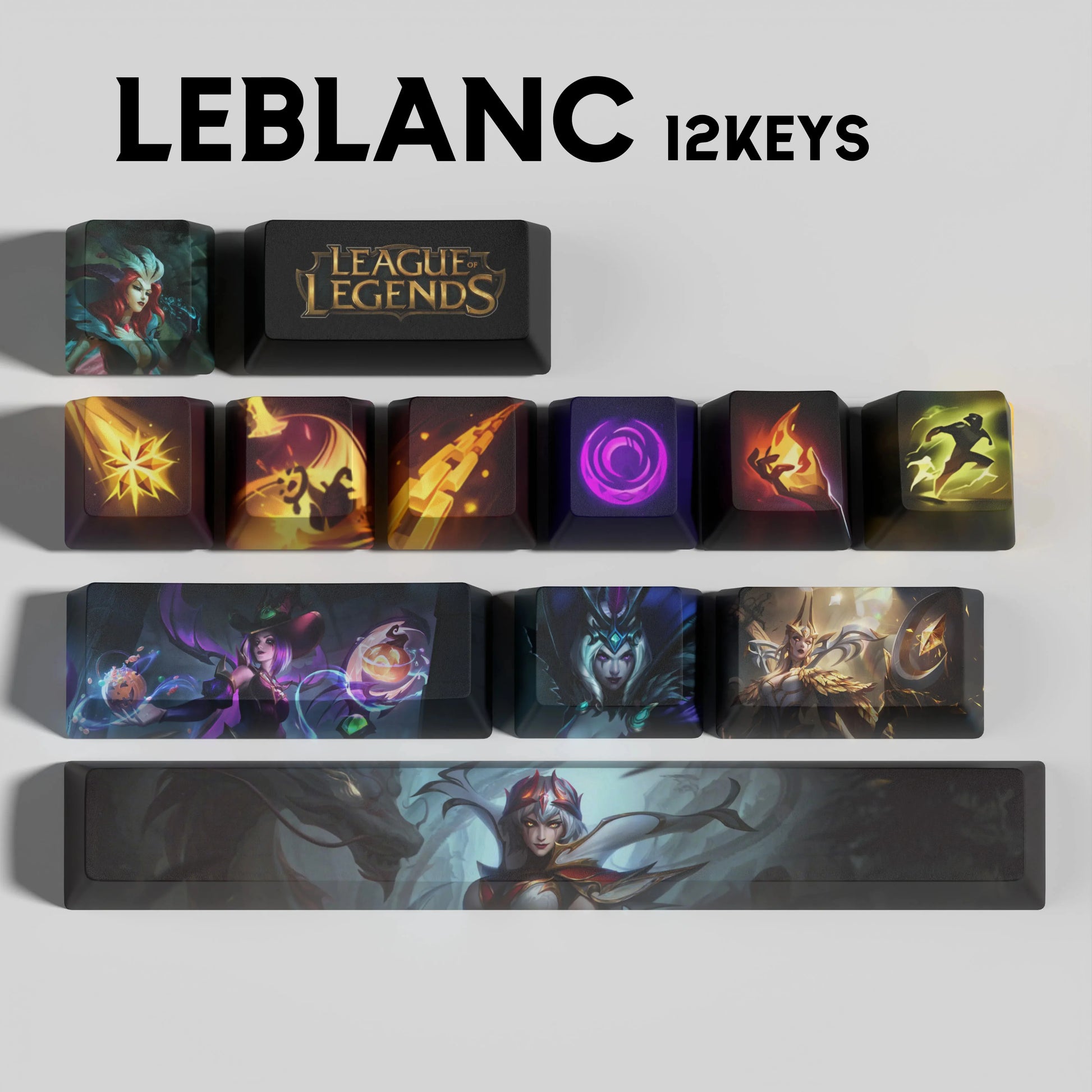 SPECIAL EDITION Fan-Made Leblanc KEYCAPS – 30, 14, 12 keys