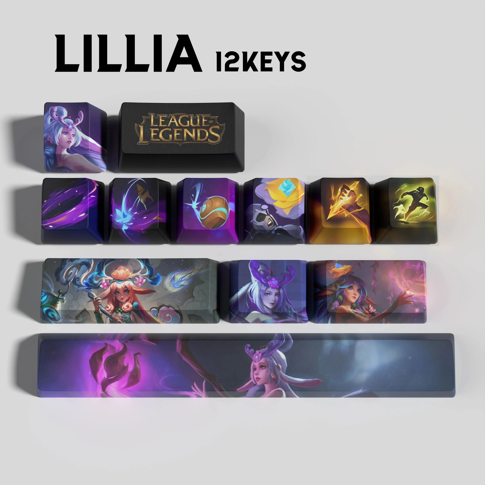 SPECIAL EDITION Fan-Made Lillia KEYCAPS