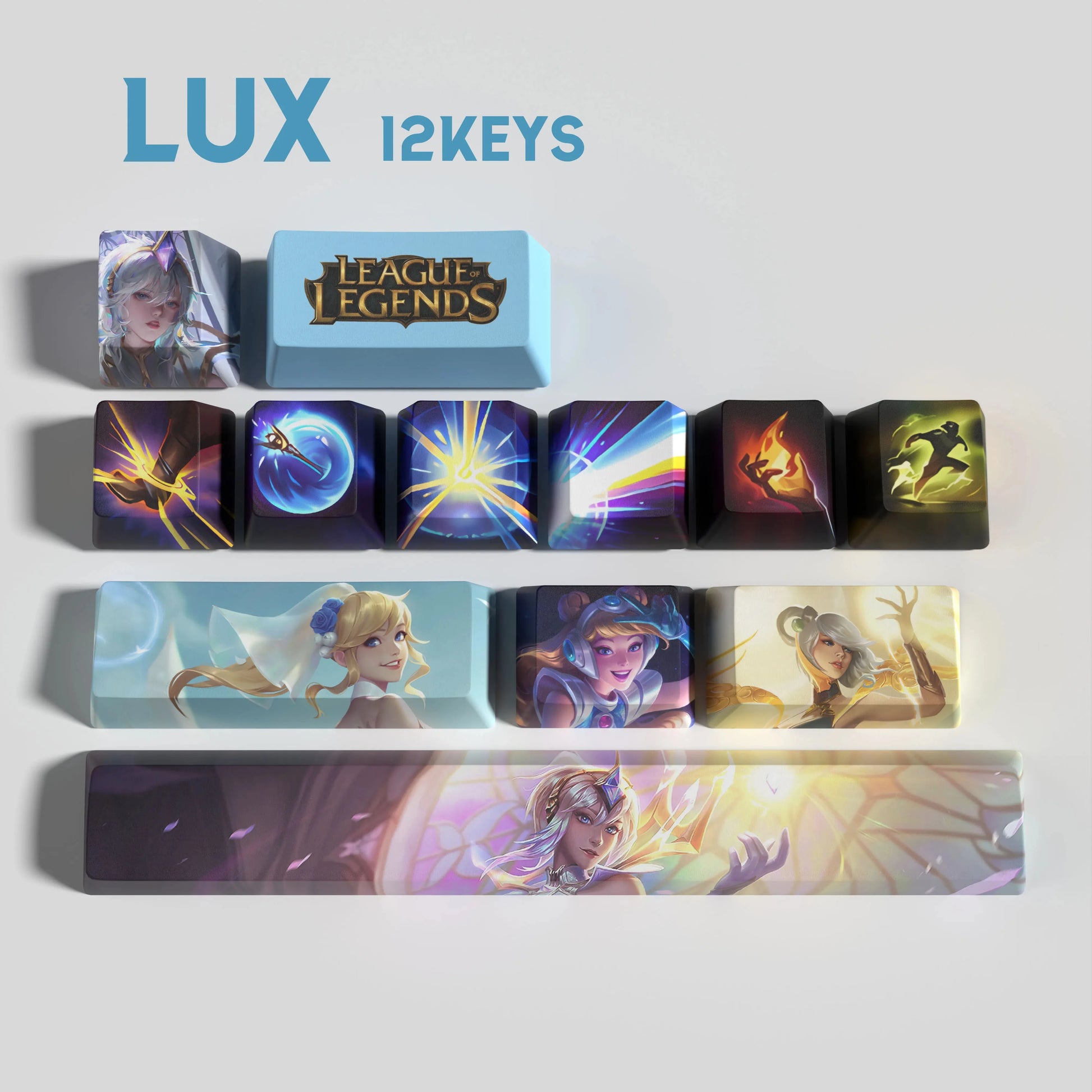 SPECIAL EDITION Fan-Made Lux KEYCAPS – 30, 14, 12 keys