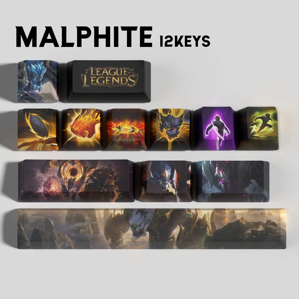 SPECIAL EDITION Fan-Made Malphite KEYCAPS