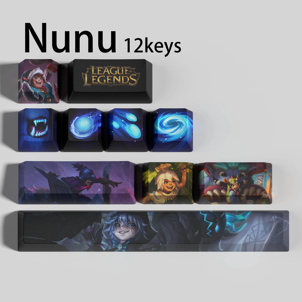 SPECIAL EDITION Fan-Made Nunu KEYCAPS