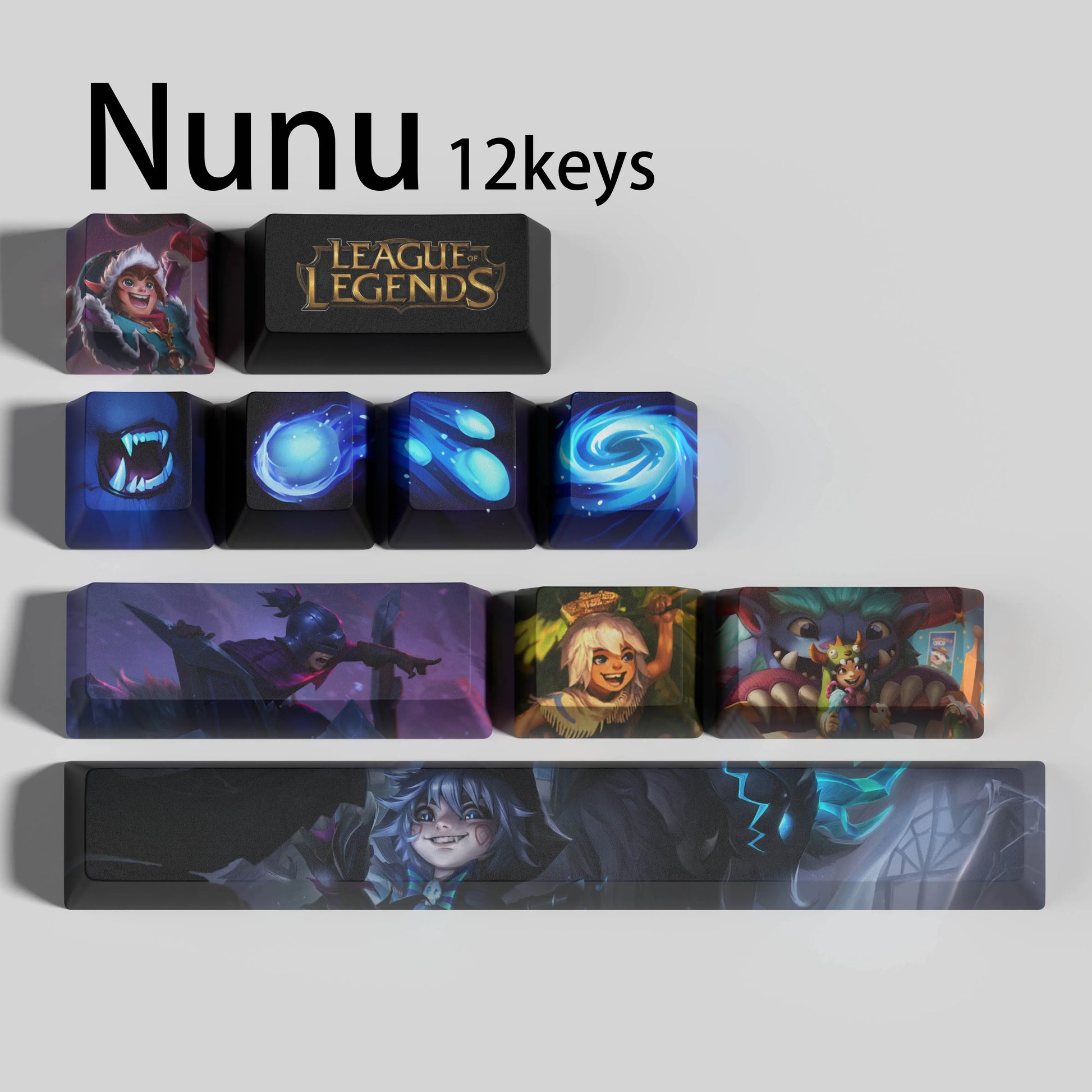 SPECIAL EDITION Fan-Made Nunu KEYCAPS
