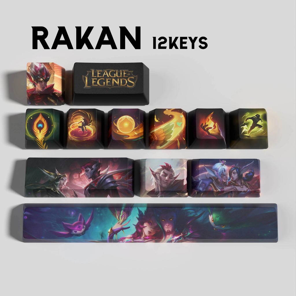 SPECIAL EDITION Fan-Made Rakan KEYCAPS