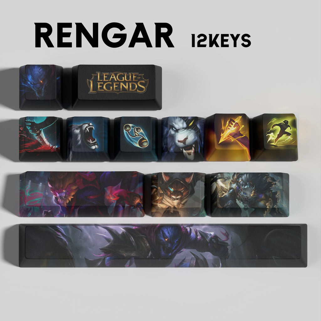 SPECIAL EDITION Fan-Made Rengar KEYCAPS