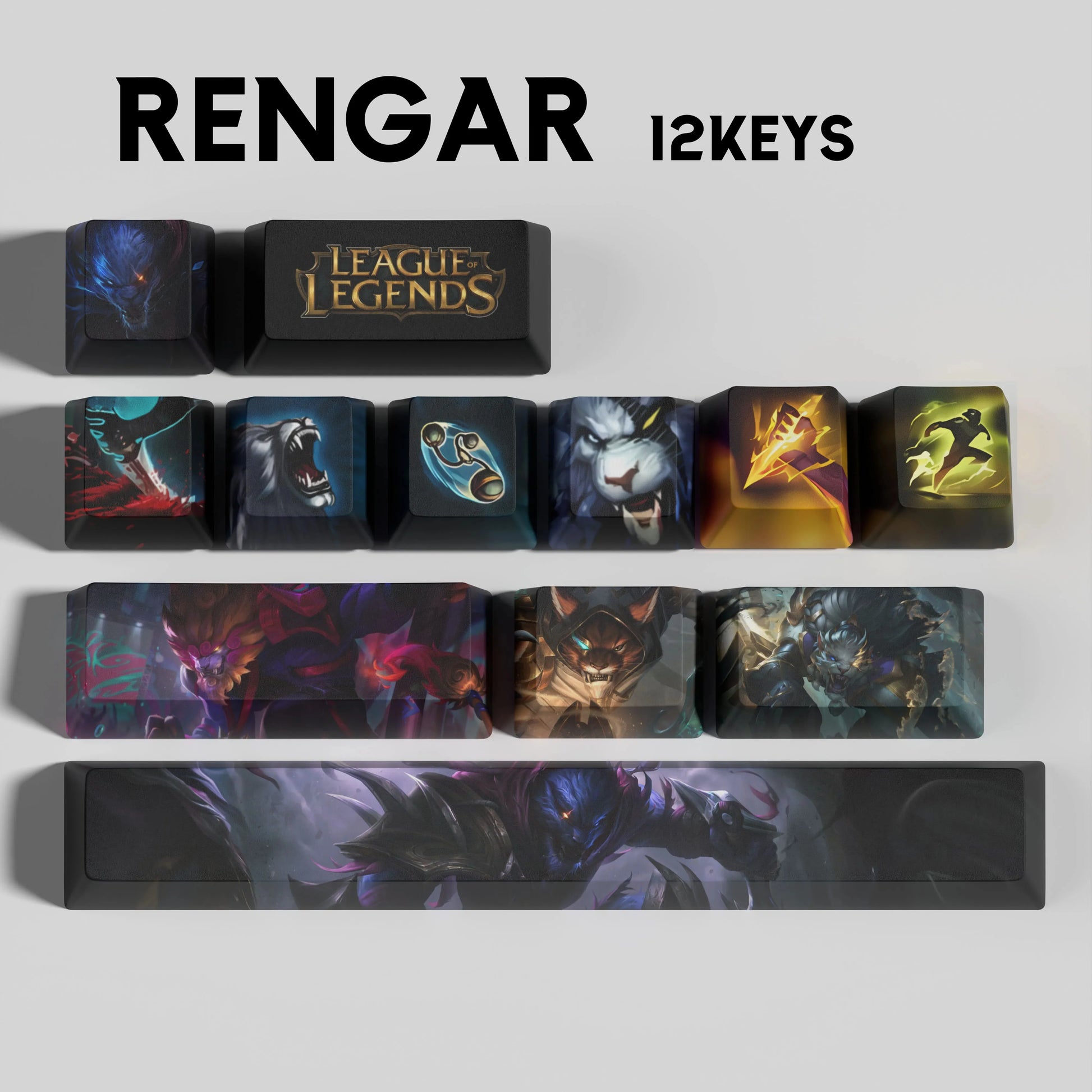 SPECIAL EDITION Fan-Made Rengar KEYCAPS