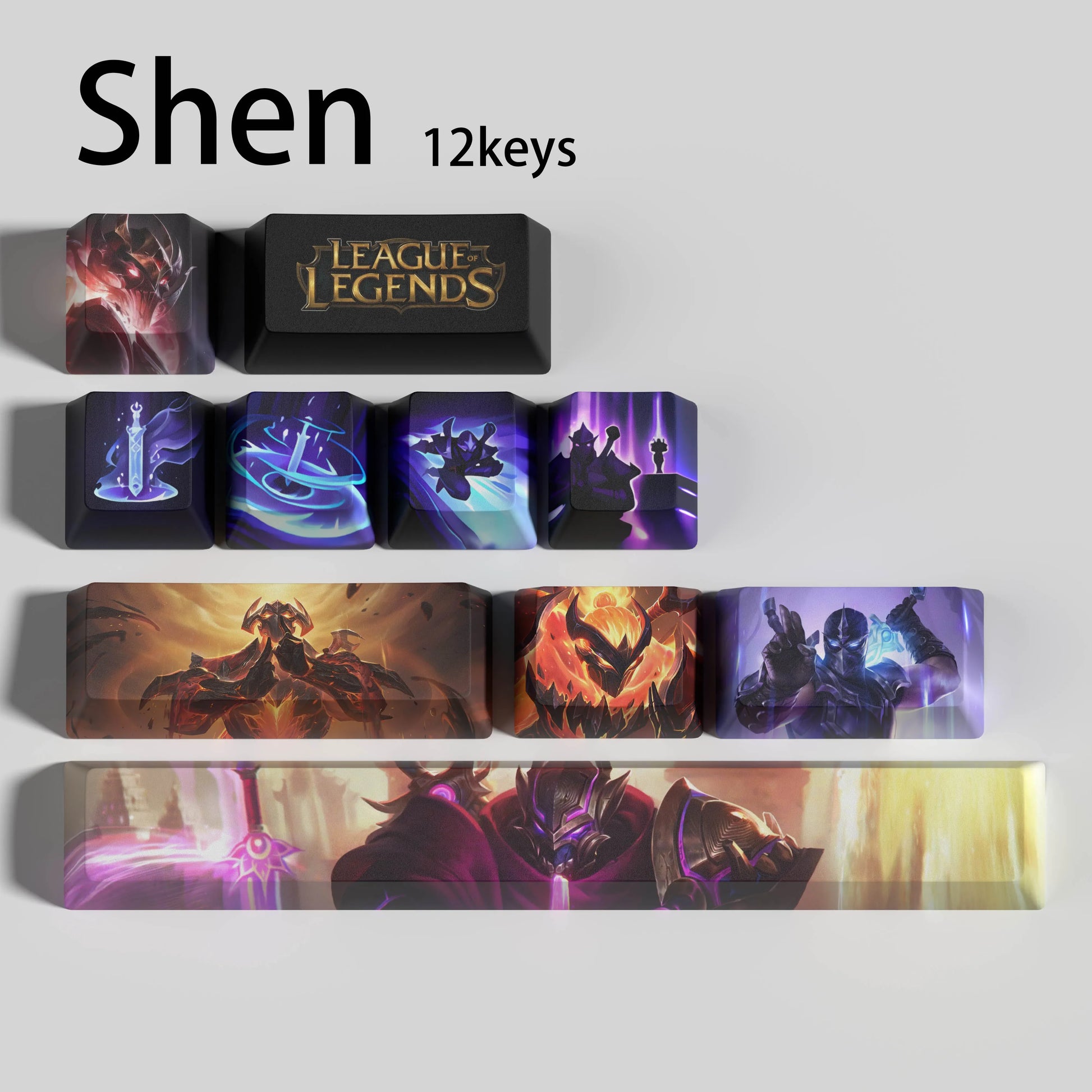 SPECIAL EDITION Fan-Made Shen KEYCAPS