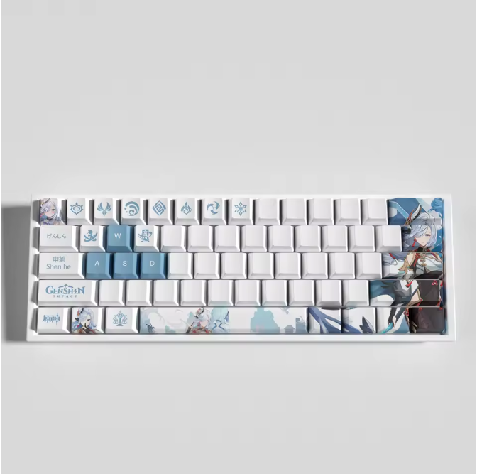 Genshin Impact Shen He Keycaps – Limited Edition (29/13 Keys)