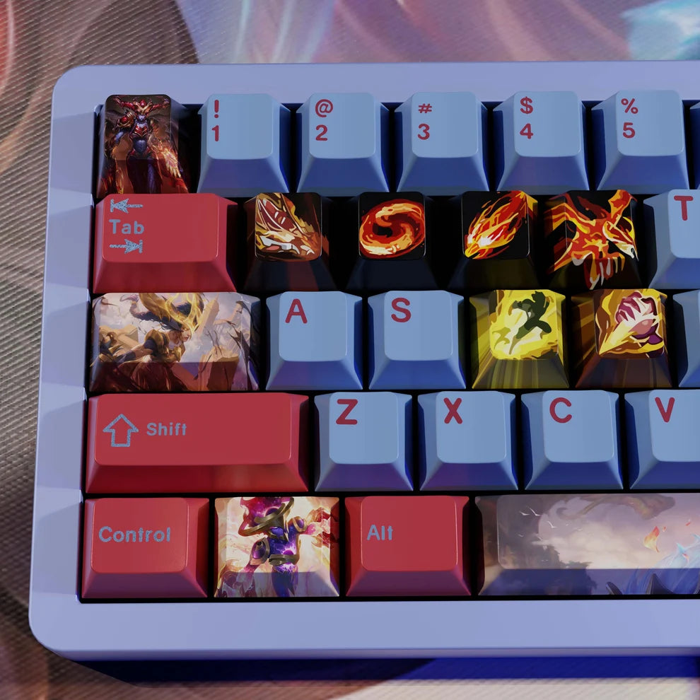 SPECIAL EDITION Fan-Made Shyvana KEYCAPS