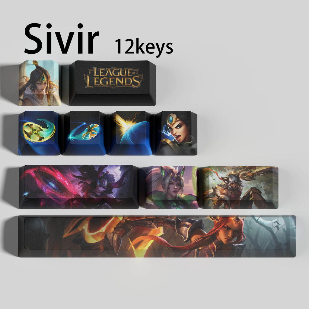 SPECIAL EDITION Fan-Made Sivir KEYCAPS