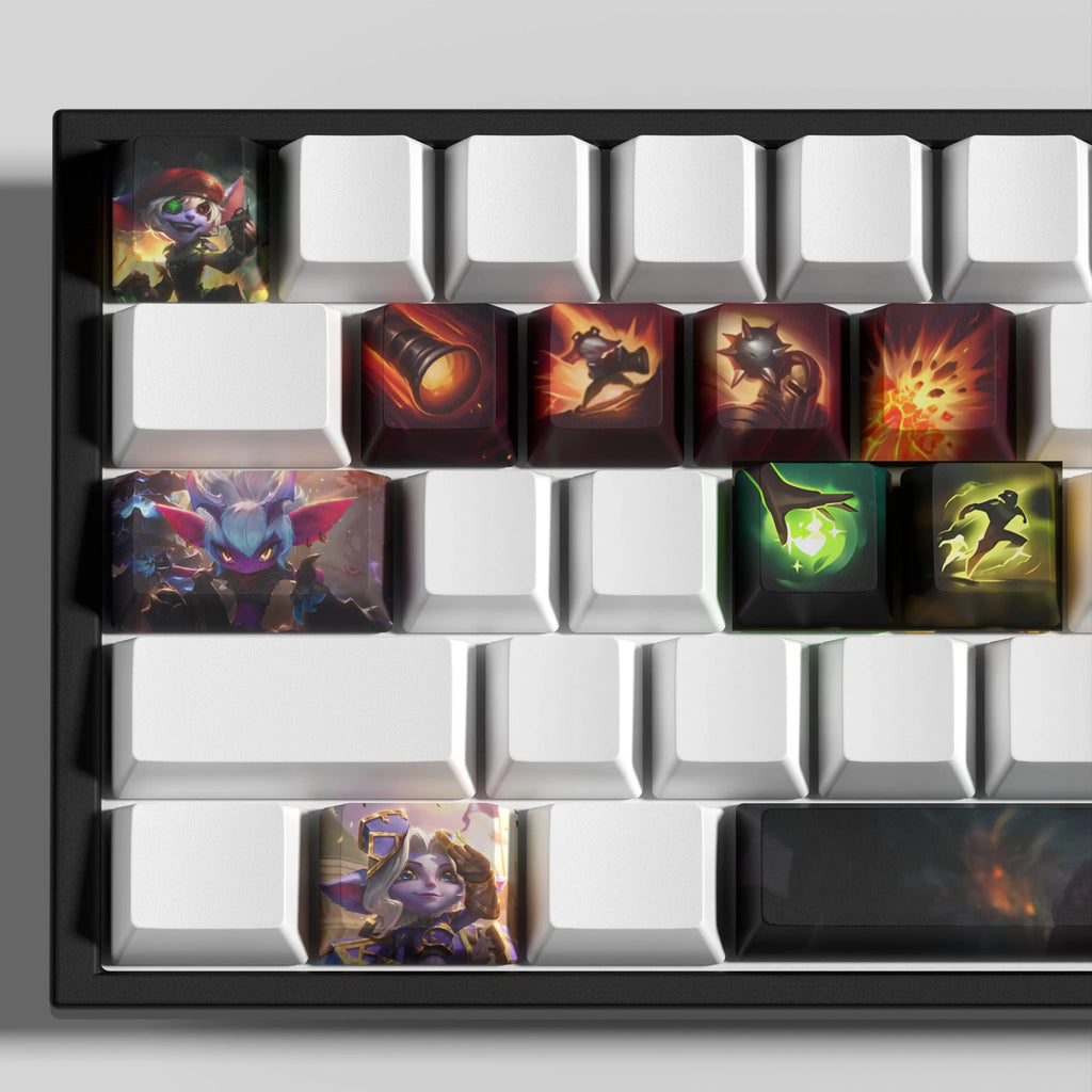 SPECIAL EDITION Fan-Made Tristana KEYCAPS
