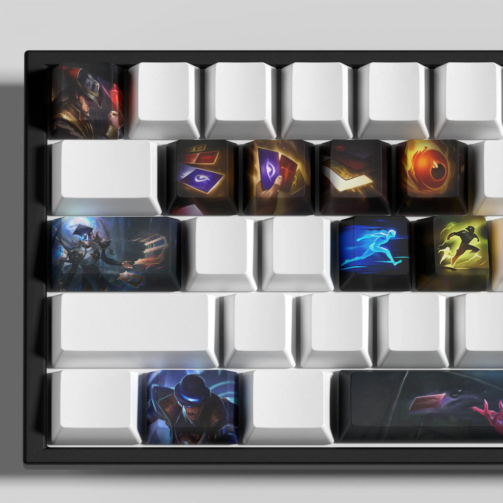 SPECIAL EDITION Fan-Made Twisted Fate KEYCAPS
