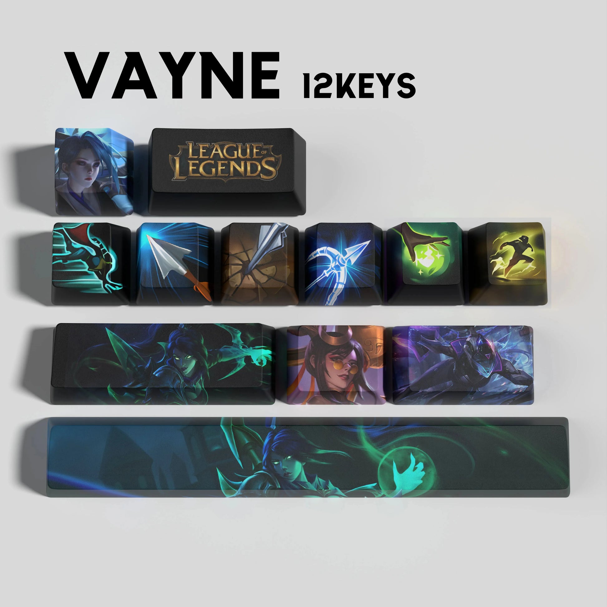 SPECIAL EDITION Fan-Made Vayne KEYCAPS