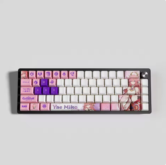 Genshin Impact Yae Miko Keycaps – Limited Edition (29/13 Keys)