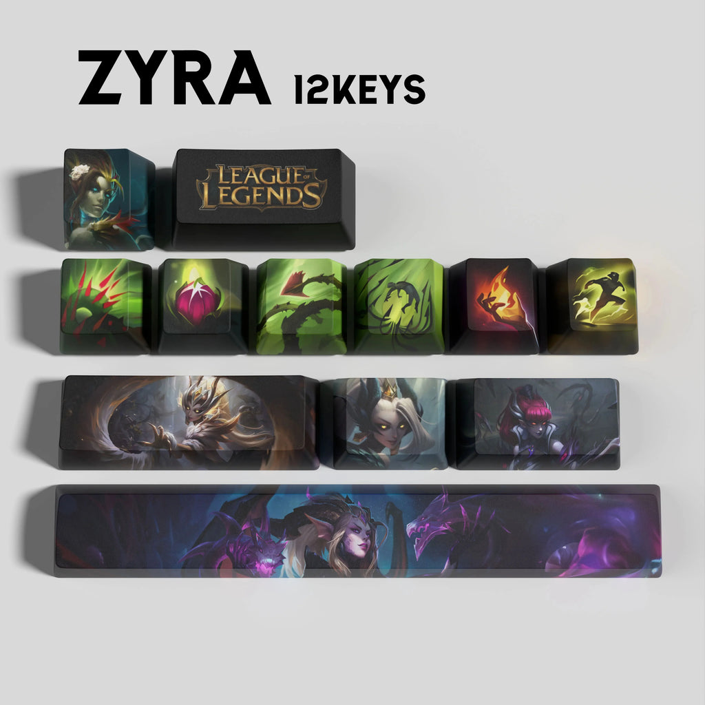 SPECIAL EDITION Fan-Made Zyra KEYCAPS