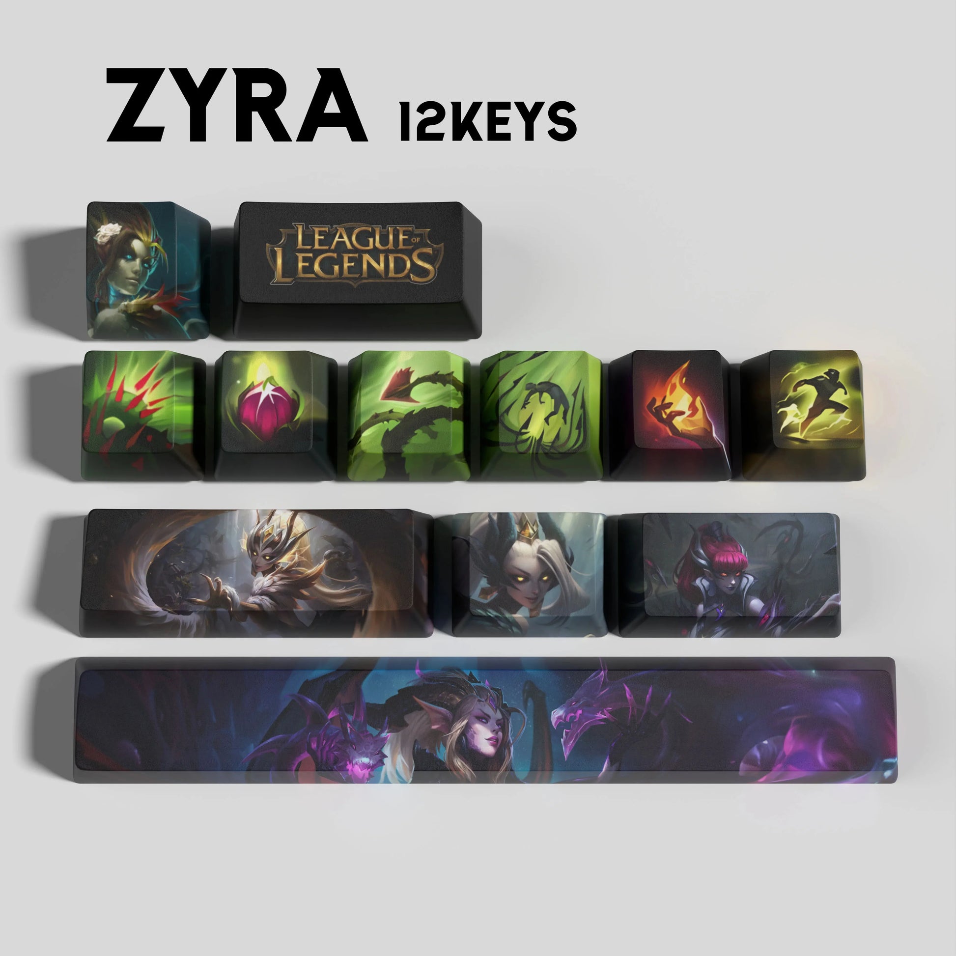 SPECIAL EDITION Fan-Made Zyra KEYCAPS